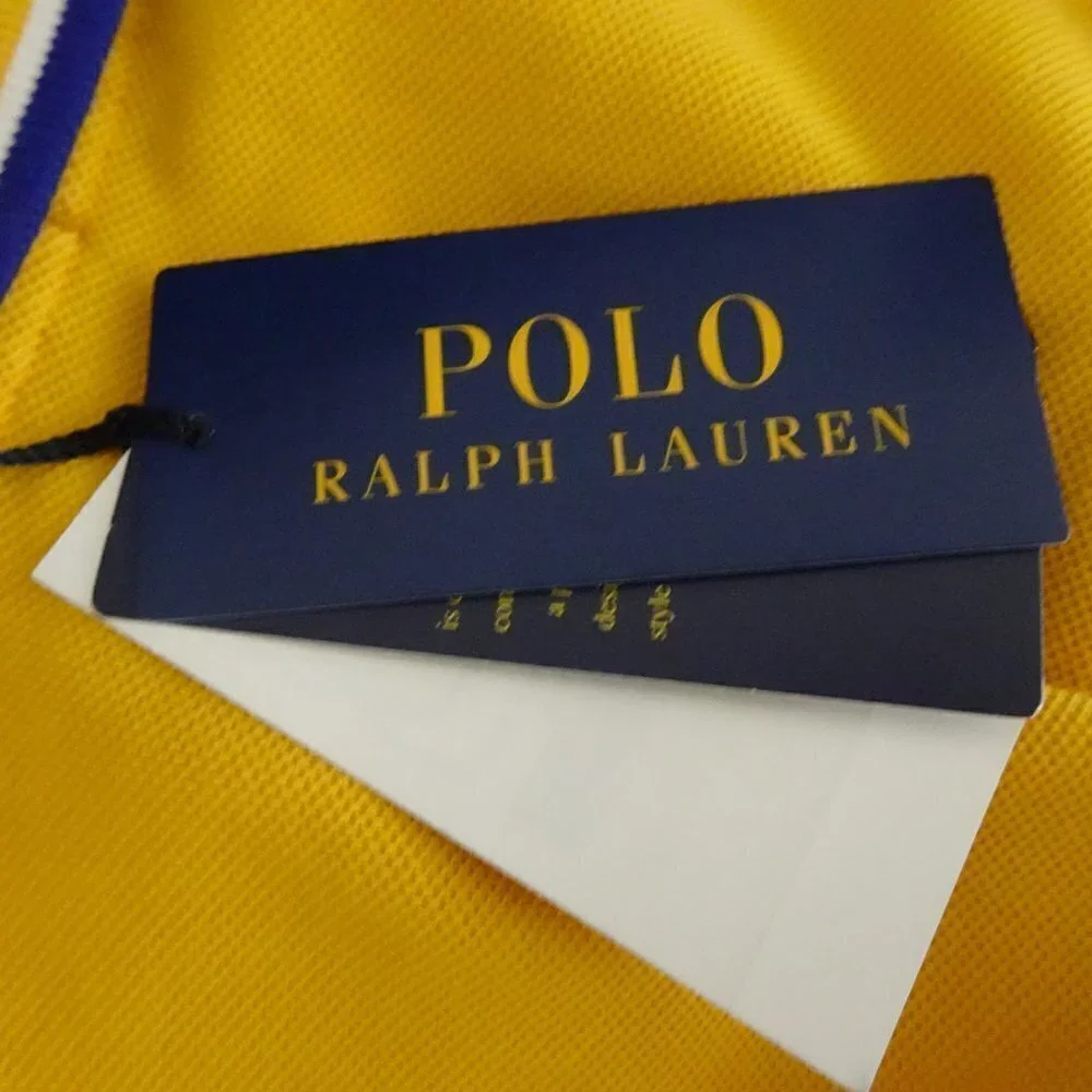 Polo Ralph Lauren Polo Shirt Big Men's Size XLT Yellow Cotton